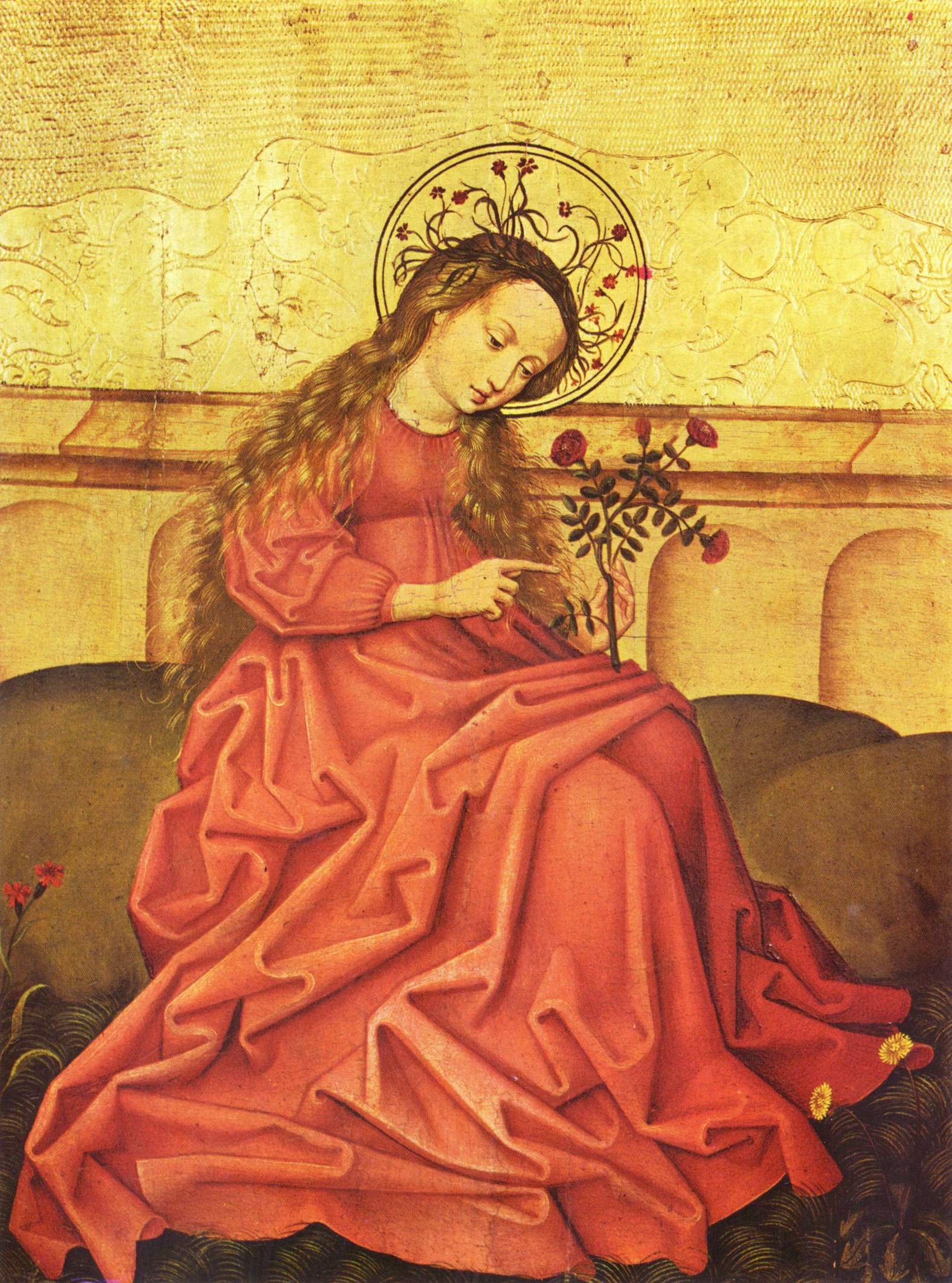 Vierge au jardinet Maître rhénan anonyme Musée de l Oeuvre Notre Dame