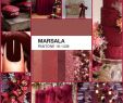 Jardin Des Fleurs Bordeaux Unique Pantone Colour Masala for 2015 Spice Up You event