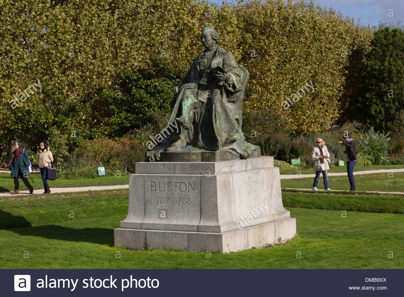 statue of the count of buffon 1707 1788 naturalist scientist and steward DMB9XX