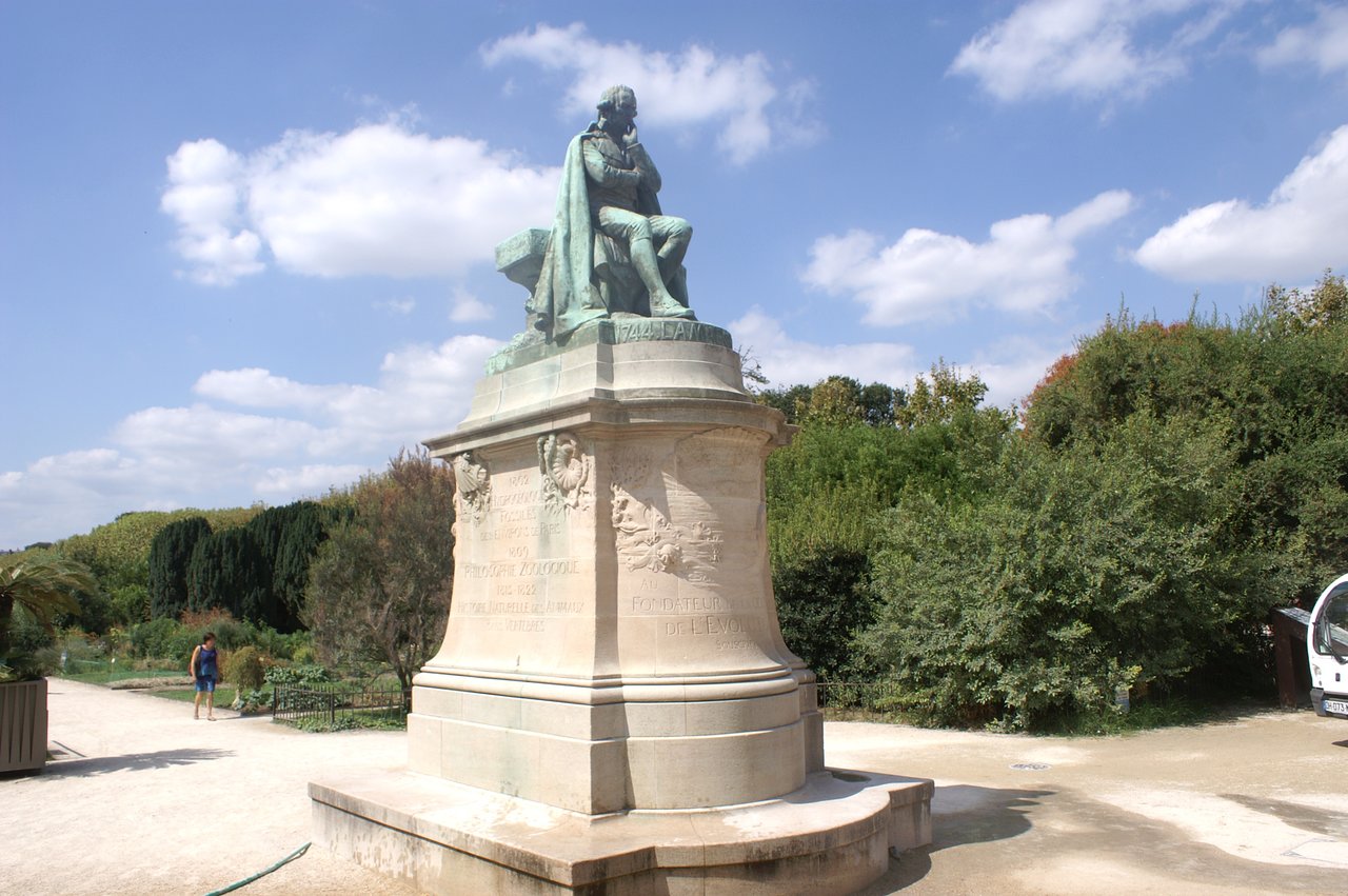 la statue de lamarck