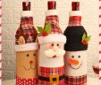 Jardin Des souvenirs Frais Pre Decoraci³n De La Tabla De Navidad Botella De Vino De La Cubierta Del Partido De Cena Del Vino Rojo De Santa Claus Botella Cubierta Del Bolso
