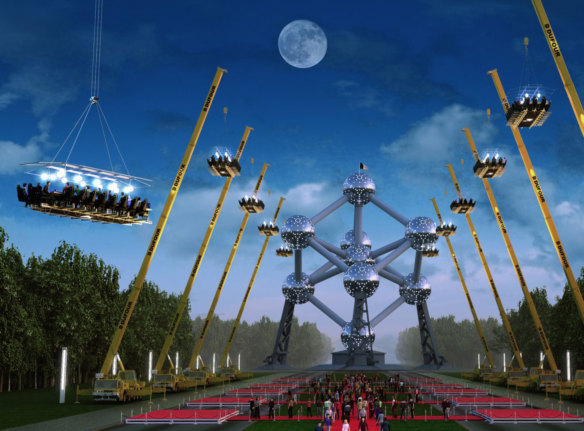 Jardin Des Tuileries Metro Frais top Belgian Chefs Celebrate 10 Years Of Dinner In the Sky