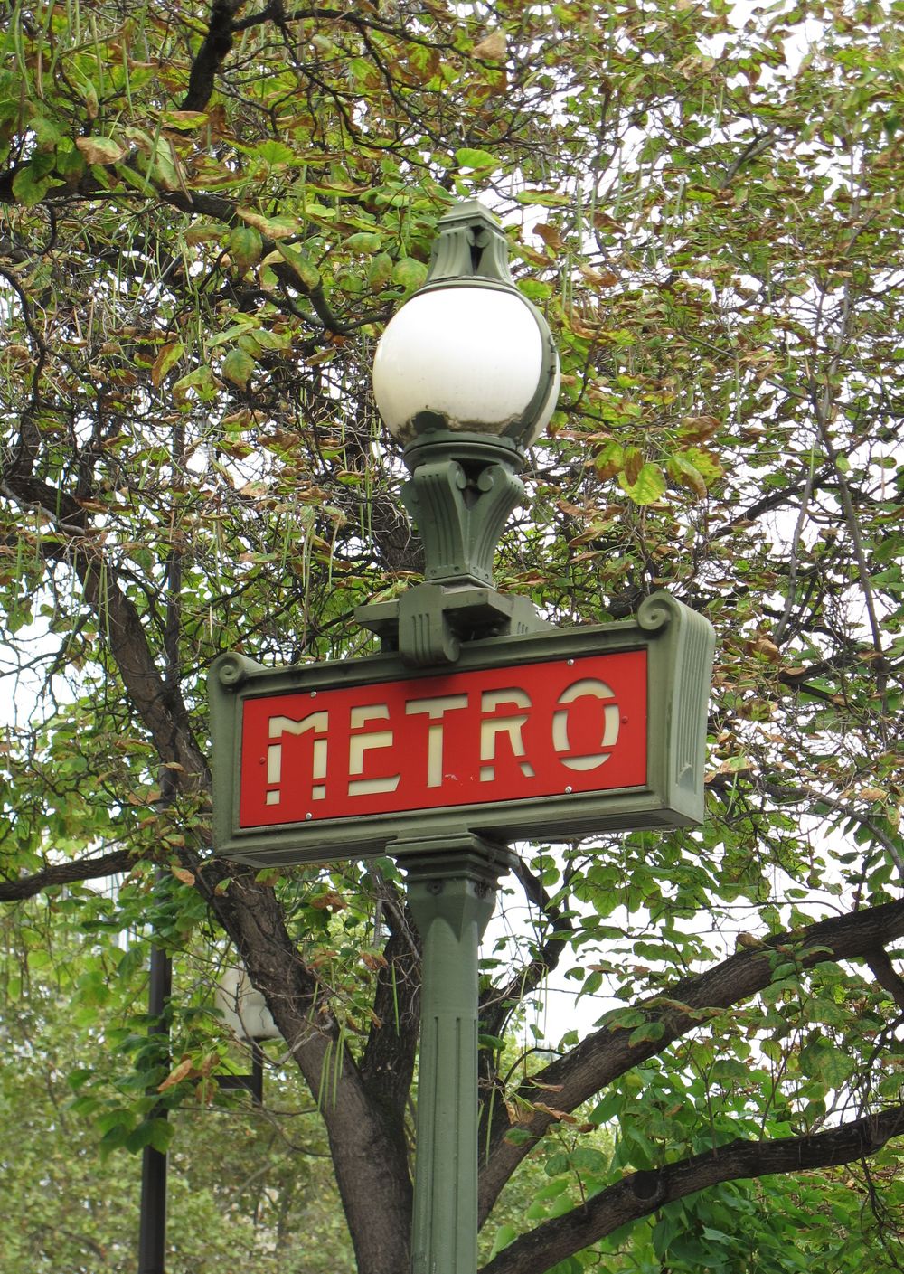 metro sign