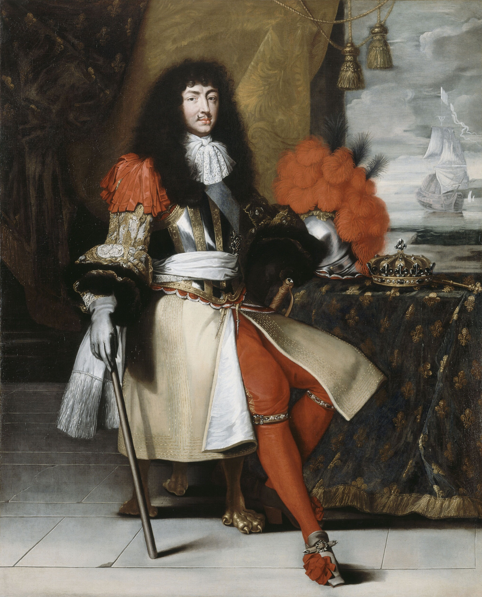 Louis XIV King of France after Lefebvre Les collections du château de Versailles