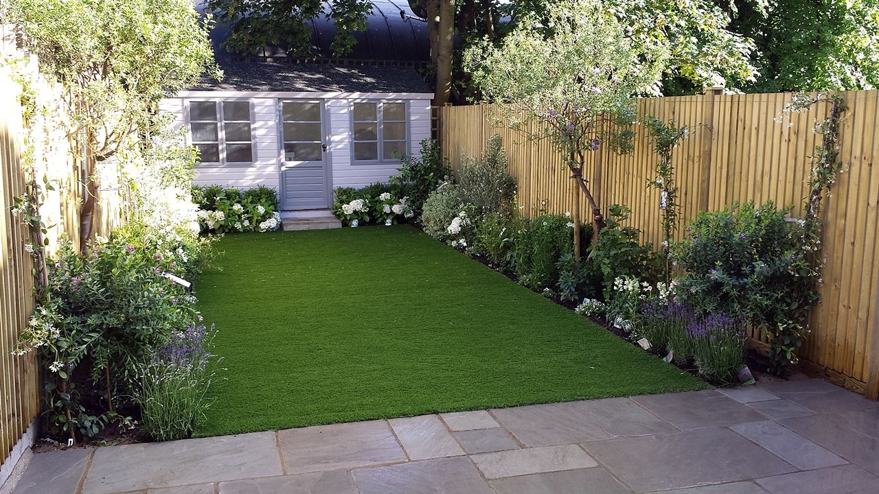 Jardin En Ville Best Of Modern Low Maintenance Garden Design Easy Lawn Grass Painted