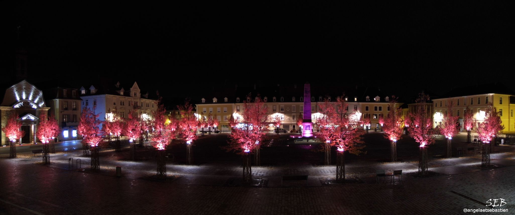 Jardin Ephemere Inspirant Place Abbatucci by Night Huningue Huningue