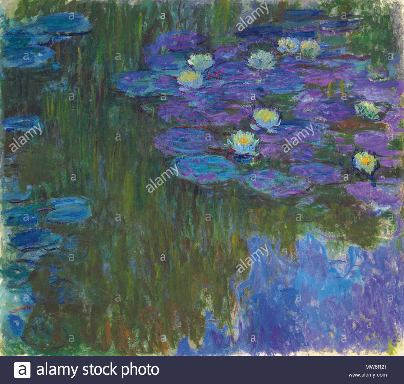 nymphas en fleur c 132 claude monet nympheas en fleur MW6R21