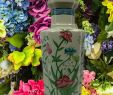 Jardin Fleur Unique Fleurs De Chantilly Hand Painted oriental Vase Usado En