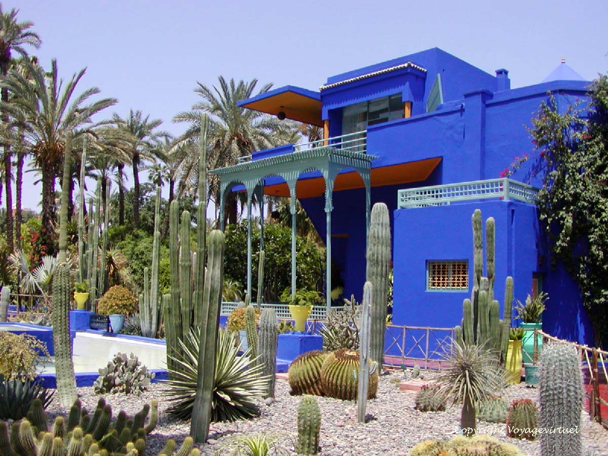 Jardin Majorelle Marrakech Luxe Historical Imperial Cities and A Waterfall 11 Days