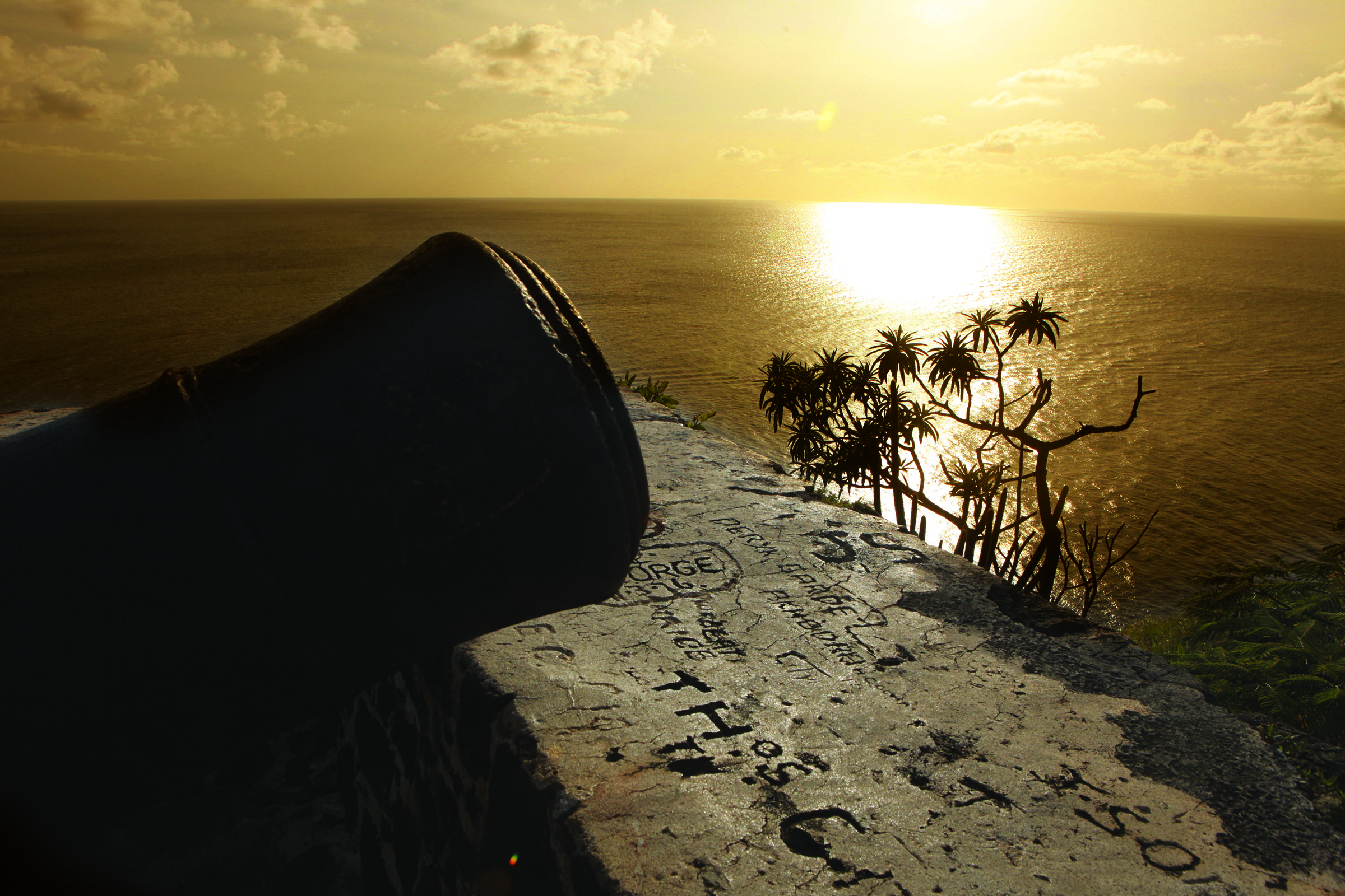 Jardin Martinique Luxe Sunset at Pigeon island S fort Rodney St Lucia