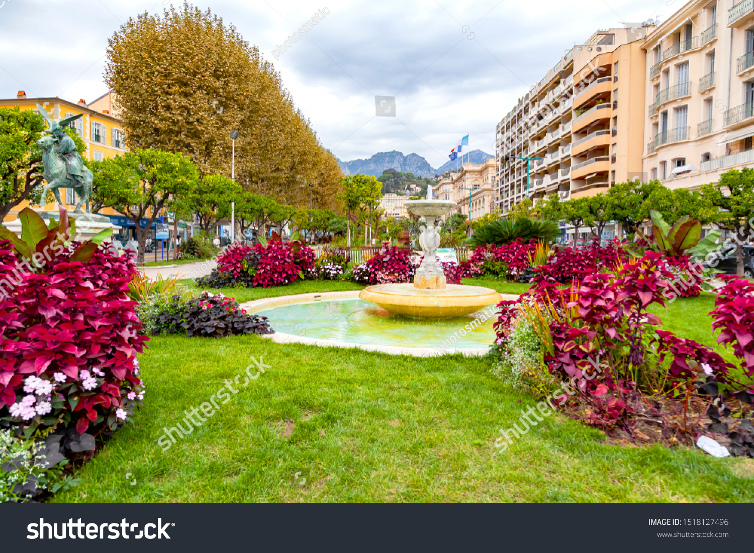 stock photo menton france september jardins biov s park and botanical garden bioves gardens in