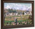 Jardin original Élégant Le Jardin De Maubuisson Pontoise La Mere Bellette by Camille Pissarro