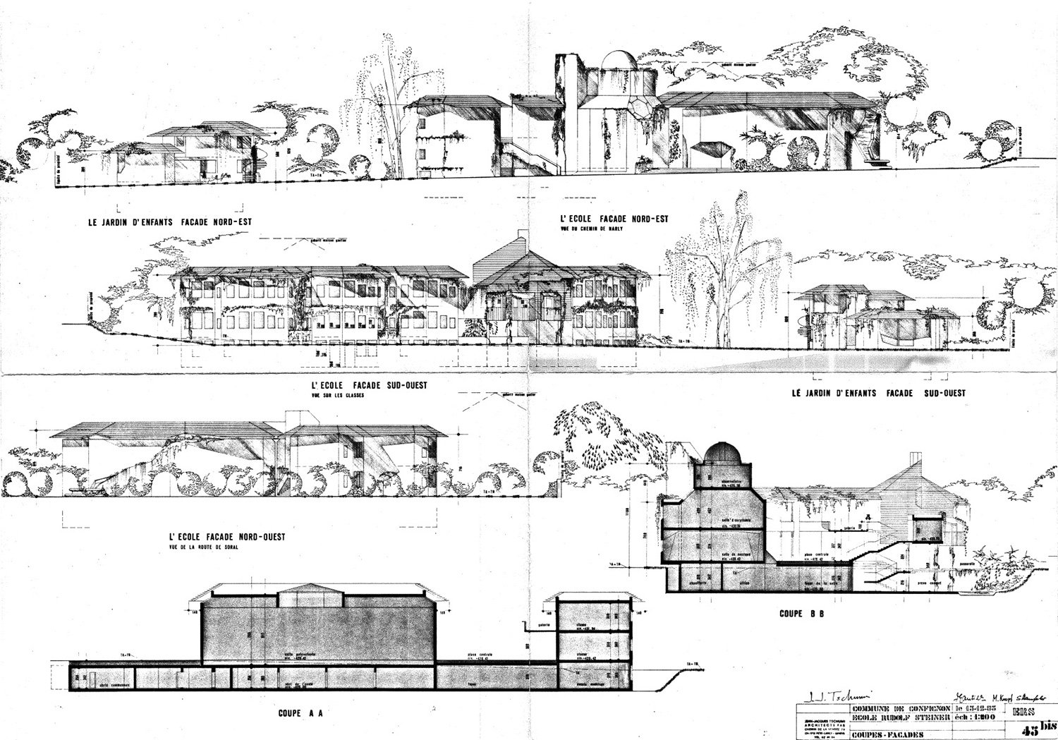 Jardin original Frais Localarchitecture Extends Rudolf Steiner School In Geneva