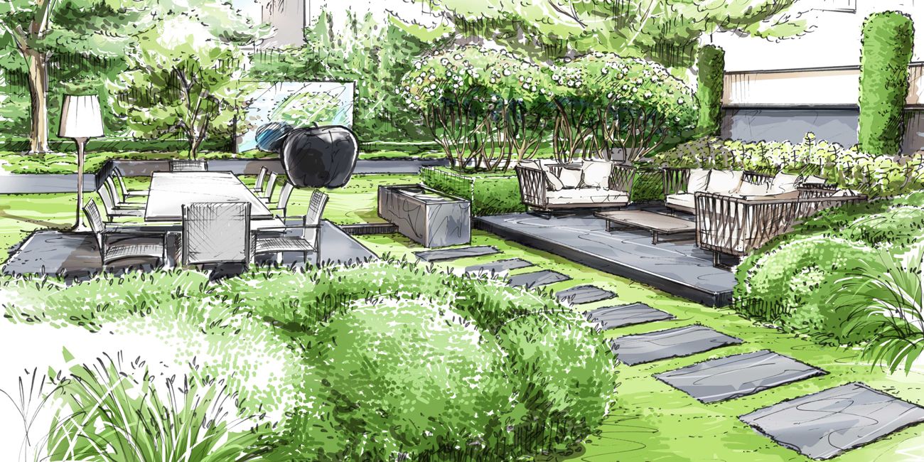 Jardin Paysagé Génial 230 Best Landscape Renderings Images