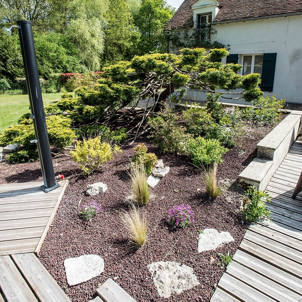 Jardin Paysager Exemple Beau Amenagement butte Exterieur – Gamboahinestrosa