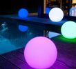 Jardin Piscine Charmant Lampe Sphérique De Boule De Lumi¨re De Boule De Led Rechargeable De Couleur De Brelong Avec   Télé Mande Lumi¨re De Nuit De Pool Party   La Maison