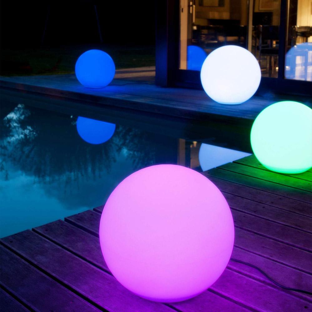 Jardin Piscine Charmant Lampe Sphérique De Boule De Lumi¨re De Boule De Led Rechargeable De Couleur De Brelong Avec   Télé Mande Lumi¨re De Nuit De Pool Party   La Maison