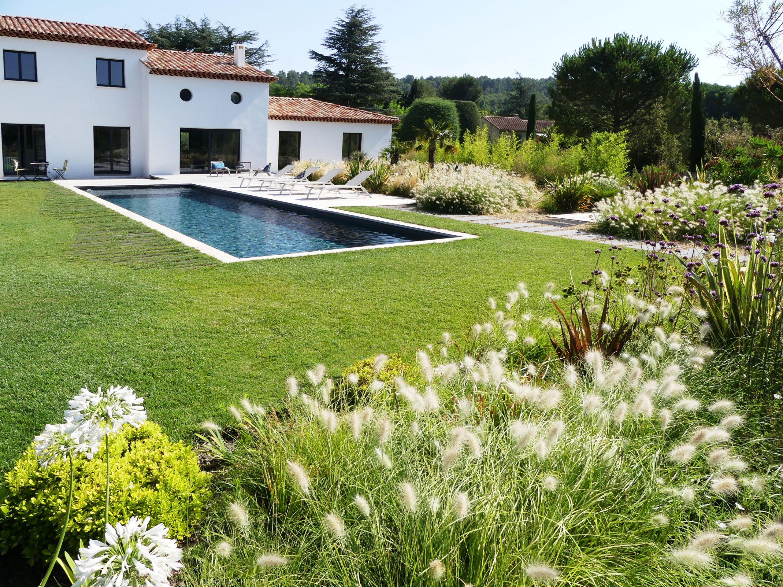 Jardin Piscine Luxe atelier Nau R Architecte Paysagiste Concepteur