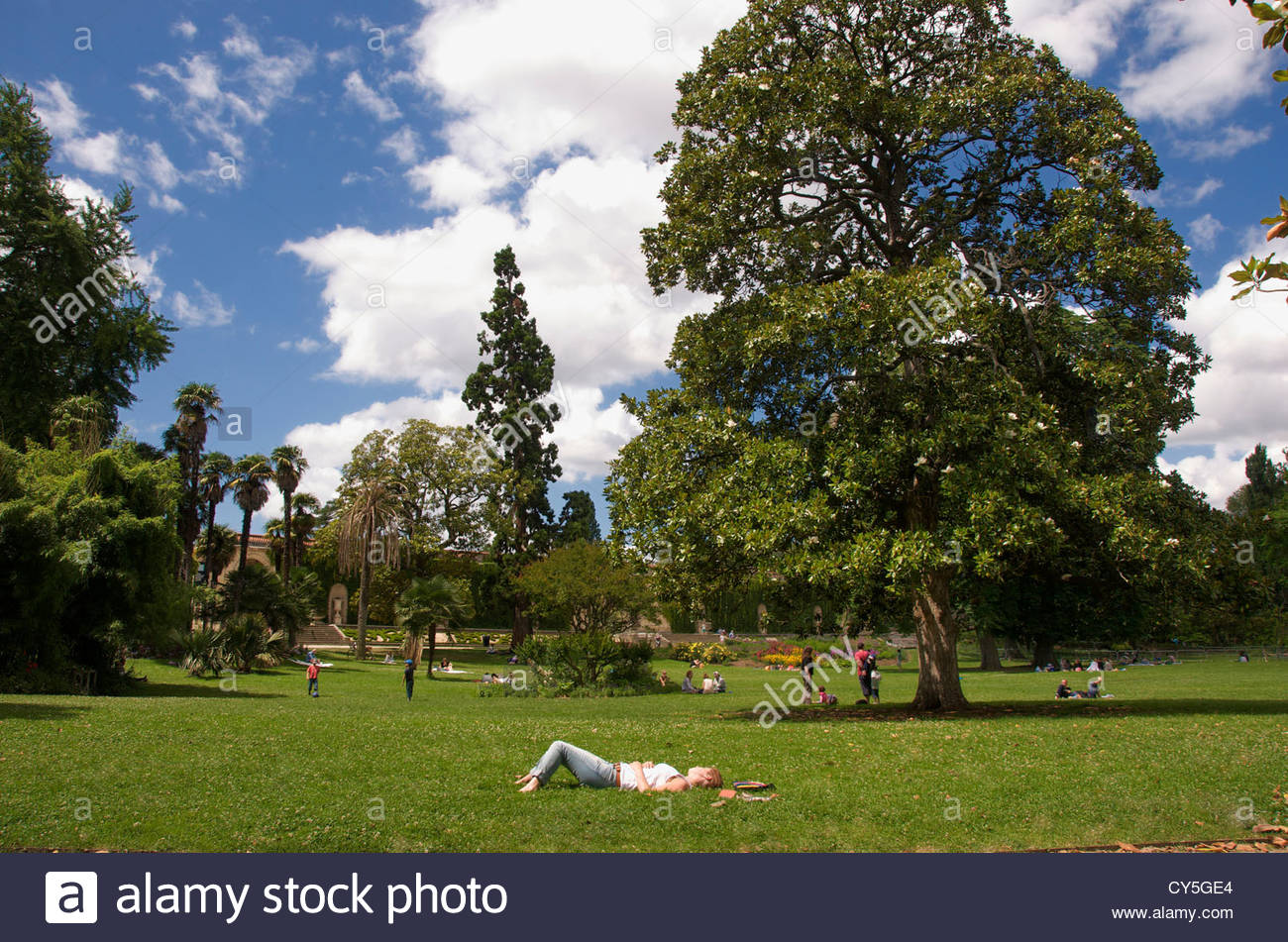 jardin public public park in the city bordeaux france europe CY5GE4