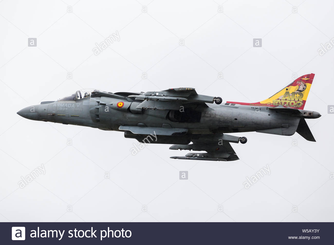 spanish navy eav 8b harrier ii plus captured at the 2019 royal international air tattoo at raf fairford W5AY3Y