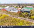 Jardin Tropical Vincennes Charmant France Paris Bois De Vincennes Insep Aerial View Stock