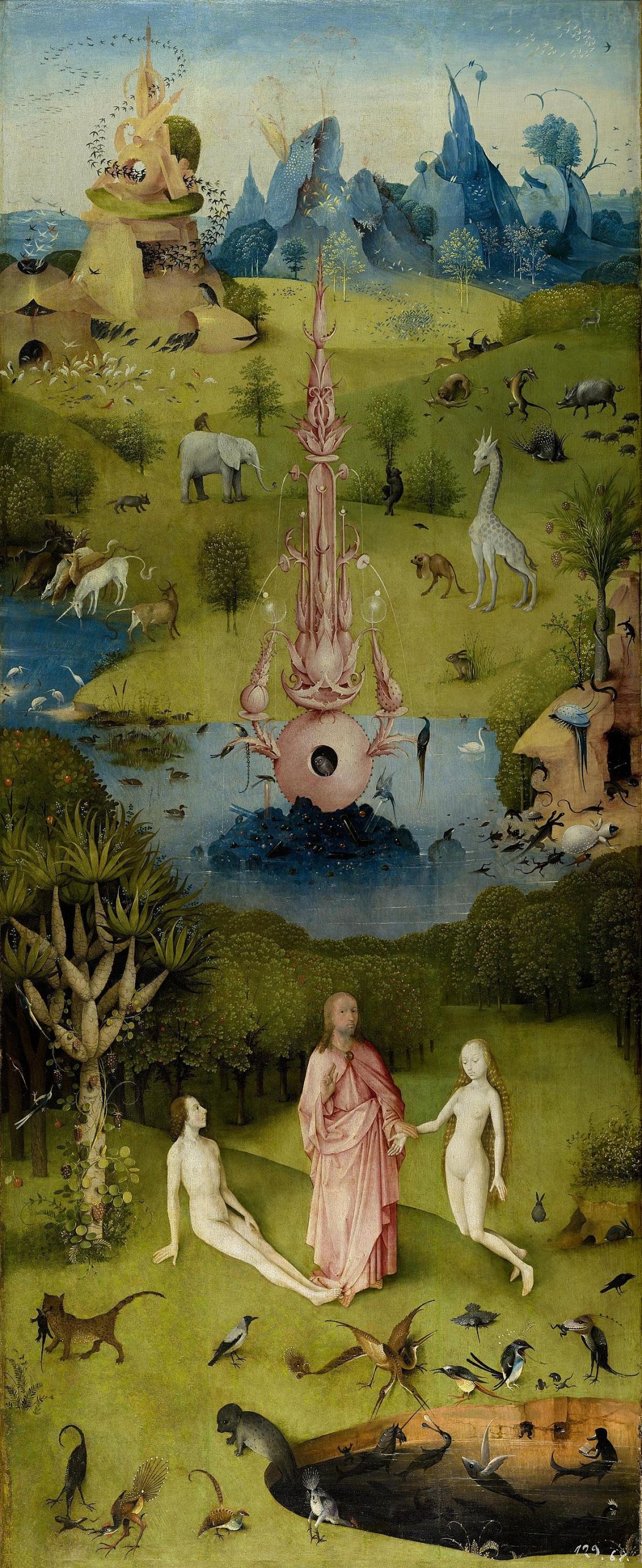 1200px Hieronymus Bosch The Garden of Earthly Delights The Earthly Paradise Garden of Eden