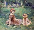 Le Jardin De Berthe Lyon Frais In the Garden at Maurecourt 1884 by Berthe Morisot 1841