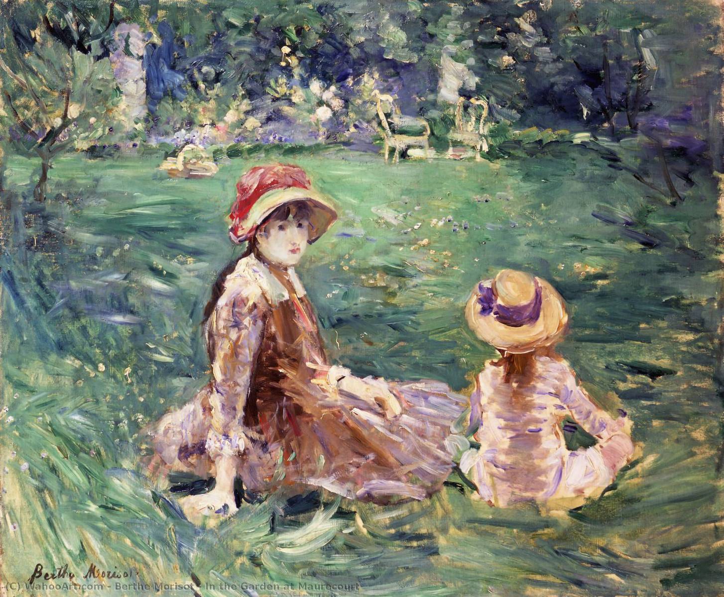 Berthe Morisot In the Garden at Maurecourt