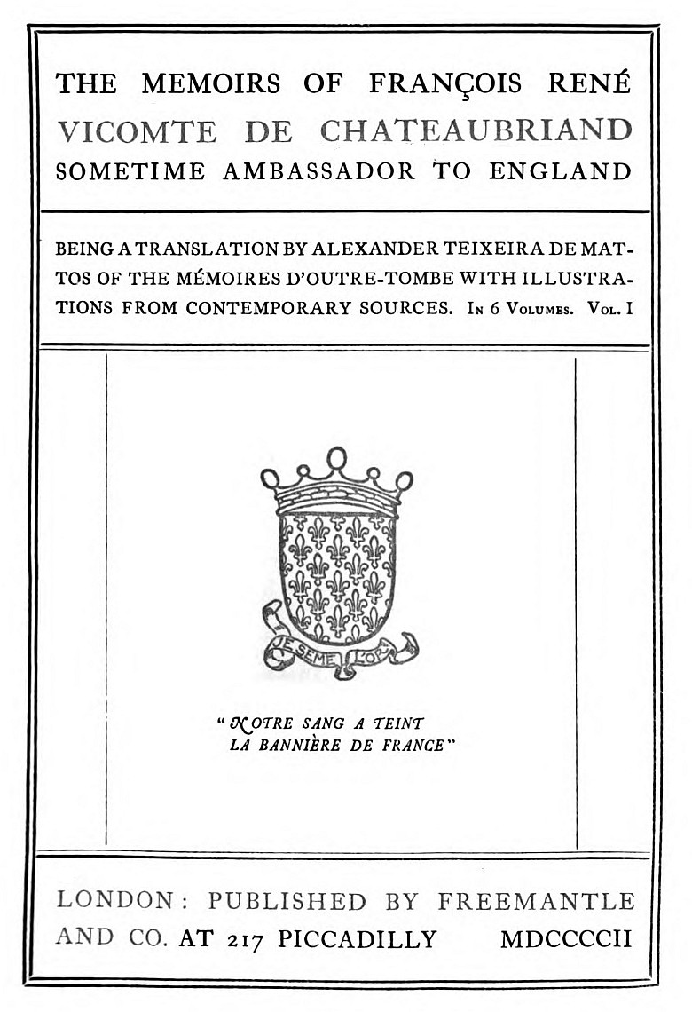 Le Jardin De Berthe Lyon Nouveau the Project Gutenberg Ebook Of the Memoirs Of Fran§ois René