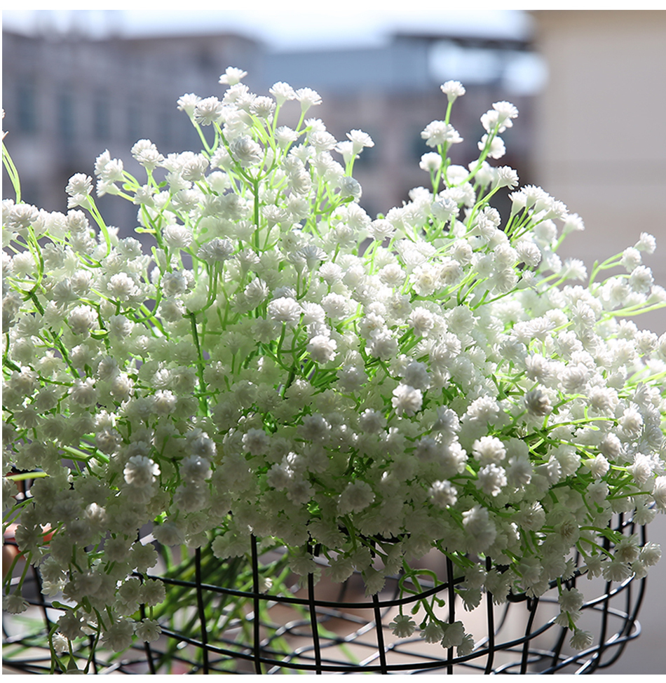 Le Jardin Des Fleurs Bordeaux Luxe Acheter Chencheng 52 Cm Artificiel Babysbreath Faux Mariage Fleurs Blanches Gypsophila Bouquet De Fleurs D Automne Décoration Y De $22 96 Du