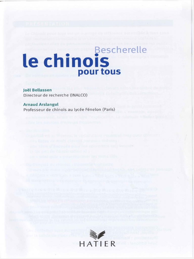 Le Jardin Pekinois Charmant Le Chinois Pour tous 2010 Pdf