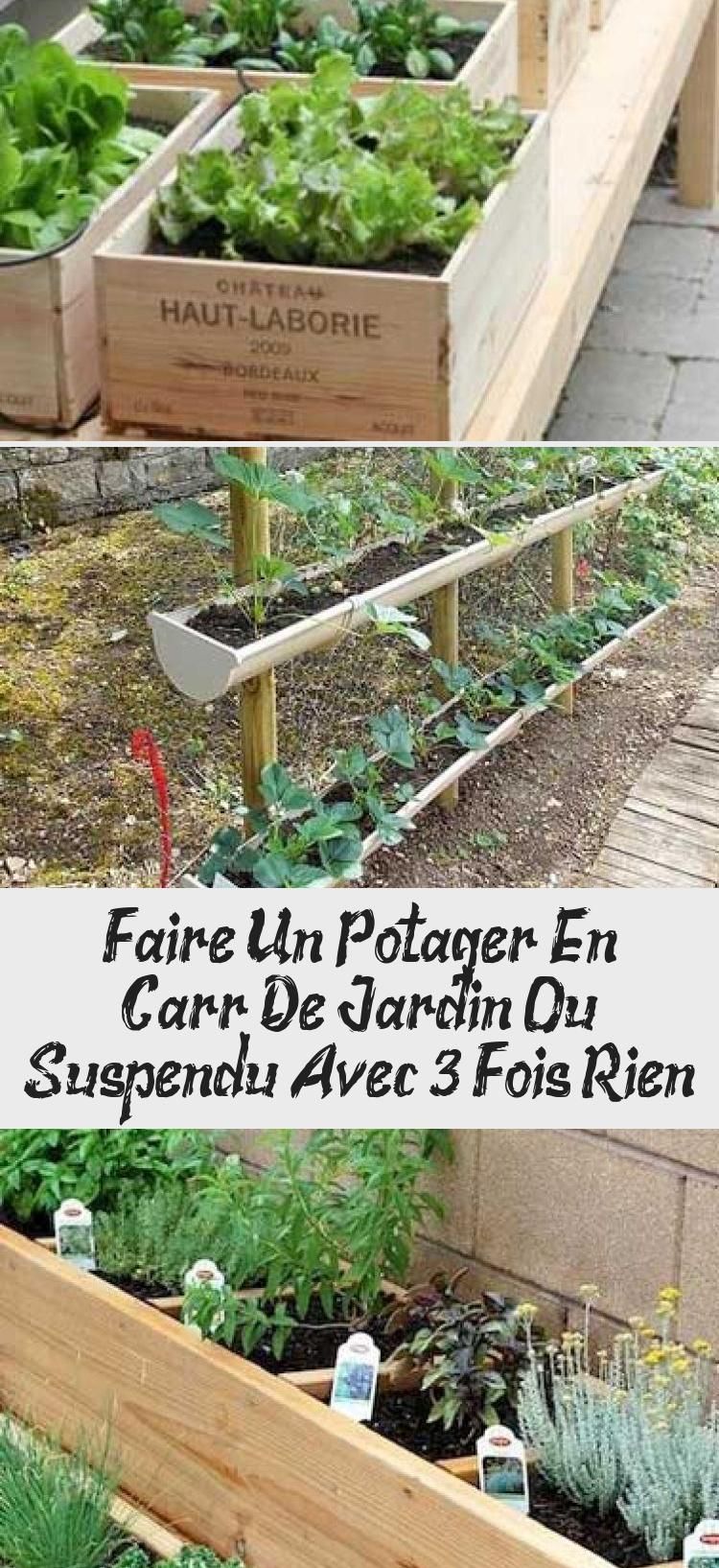 Le Jardin Suspendu Charmant Faire Un Potager En Carré De Jardin Ou Suspendu Avec 3 Fois