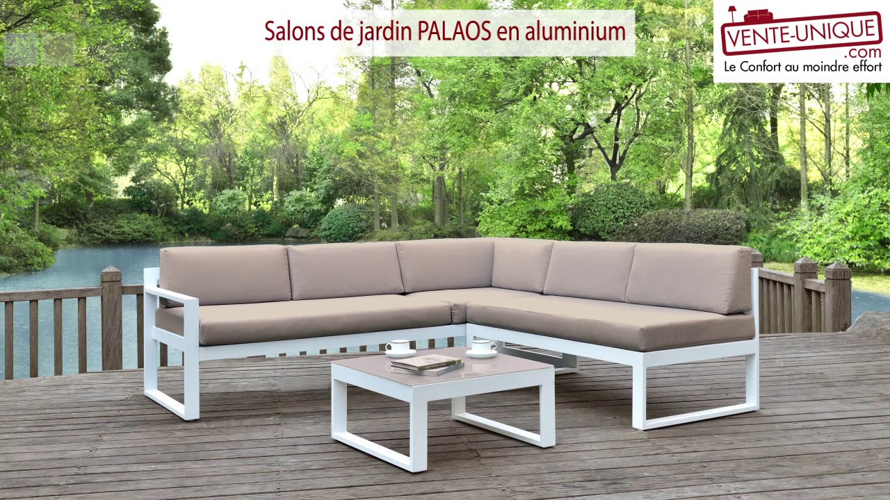 Leclerc:t4czvzdwpxq= Salon De Jardin Charmant Salons De Jardin Palaos En Aluminium Gris Taupe