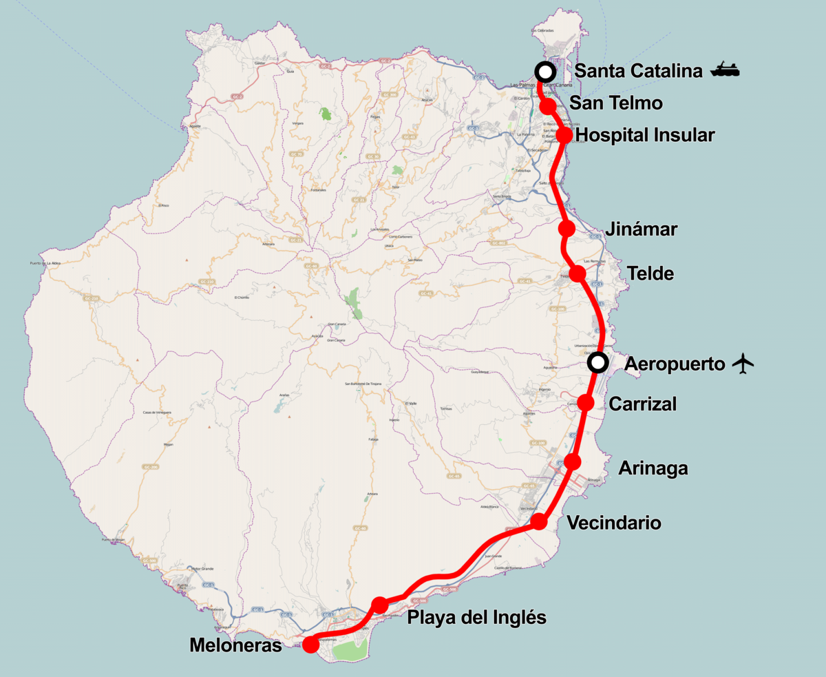 1200px Tren de Gran Canaria map