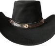 Magazine De Jardinage Frais Brandslock Mens Suede Leather Cowboy Aussie Style Down Under Hat Wide Brim