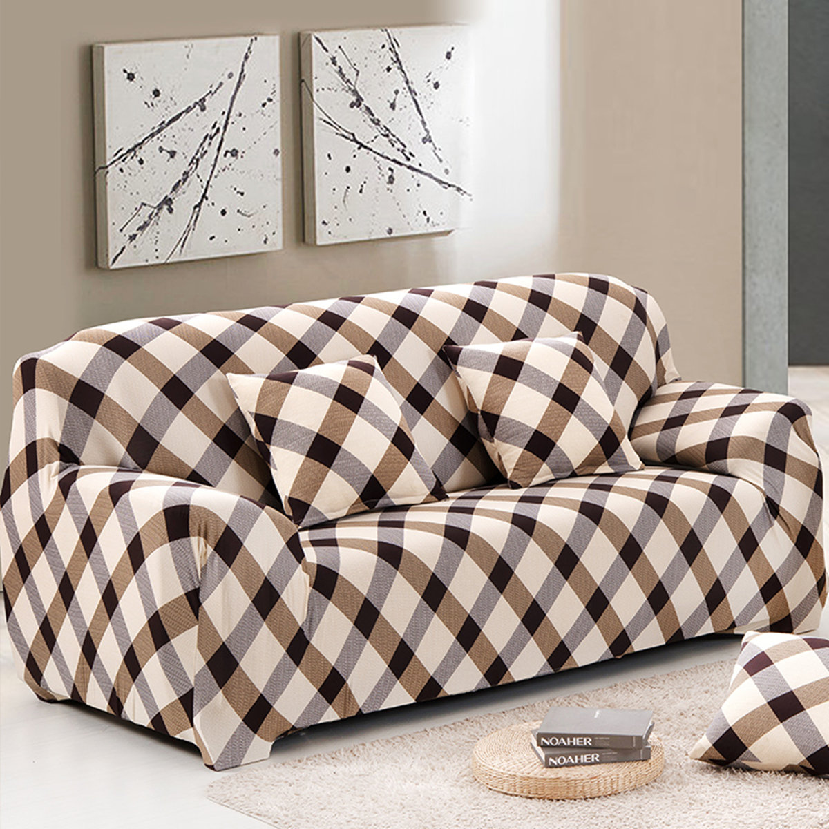 Meuble En Palette Facile Charmant 4 Taille Stretch Canapé Couverture Salon Plaid Canapé Facile Amovible Housse De Protection Meubles