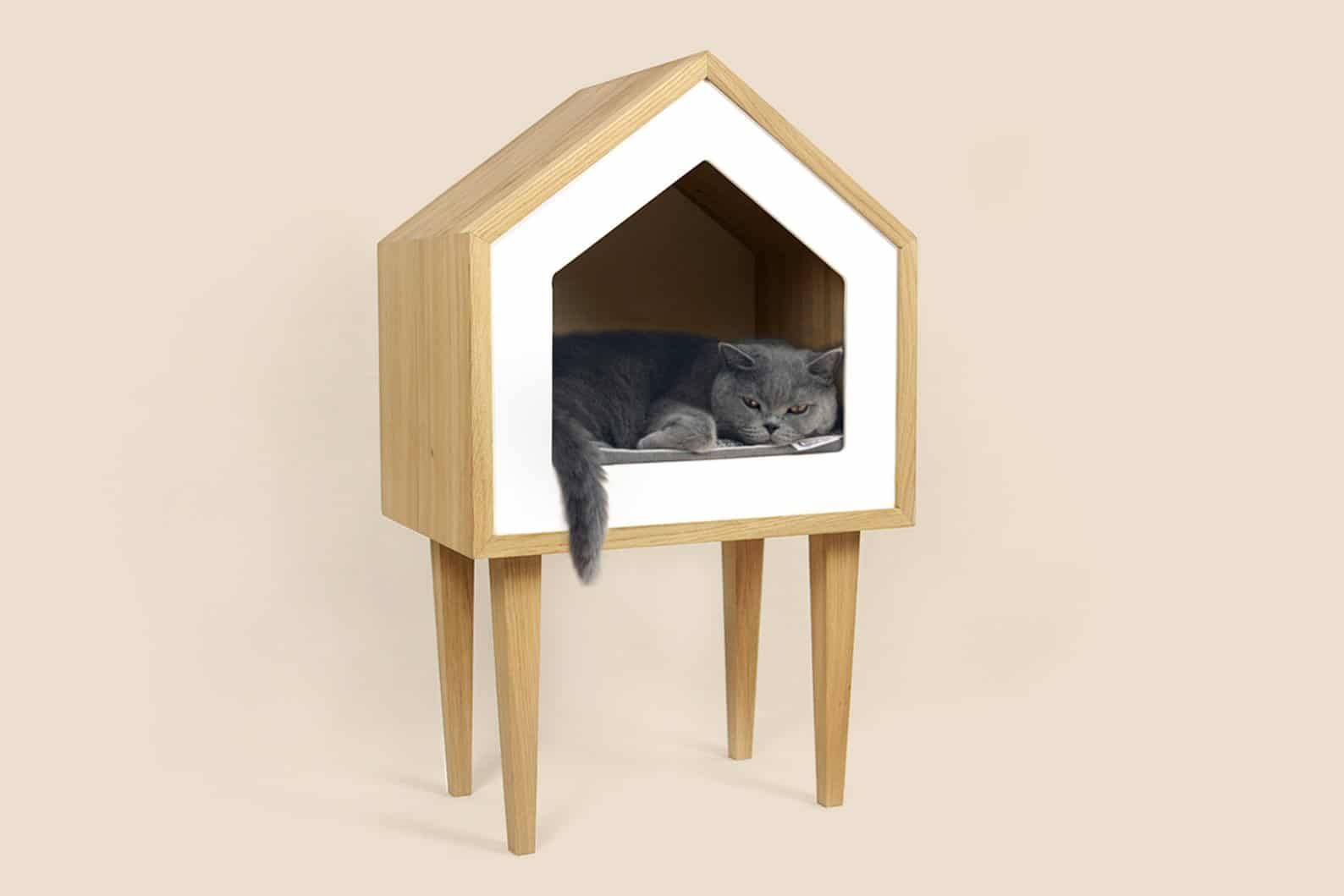 Meuble En Palette Facile Frais Maison De Niche Pour Chat