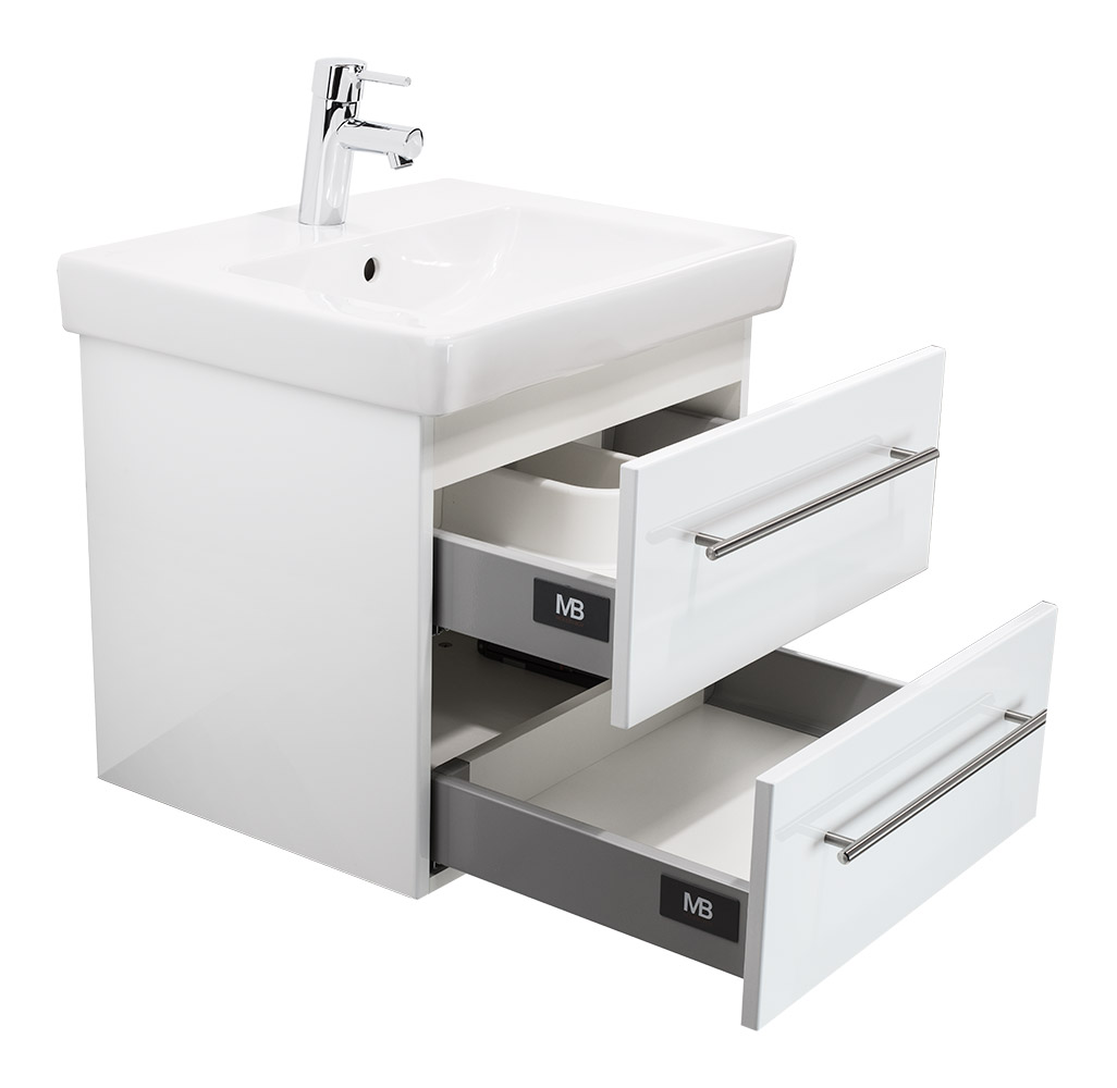 Meuble En Palette Facile Frais Meuble Sdb Avec Vasque De Villeroy & Boch Subway 2 0 55 Cm Blanc Brillant