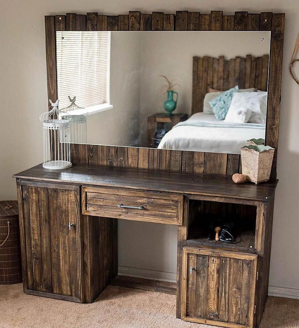 Meuble En Palette Plan Charmant Recycled Wood Pallet Vanity Project