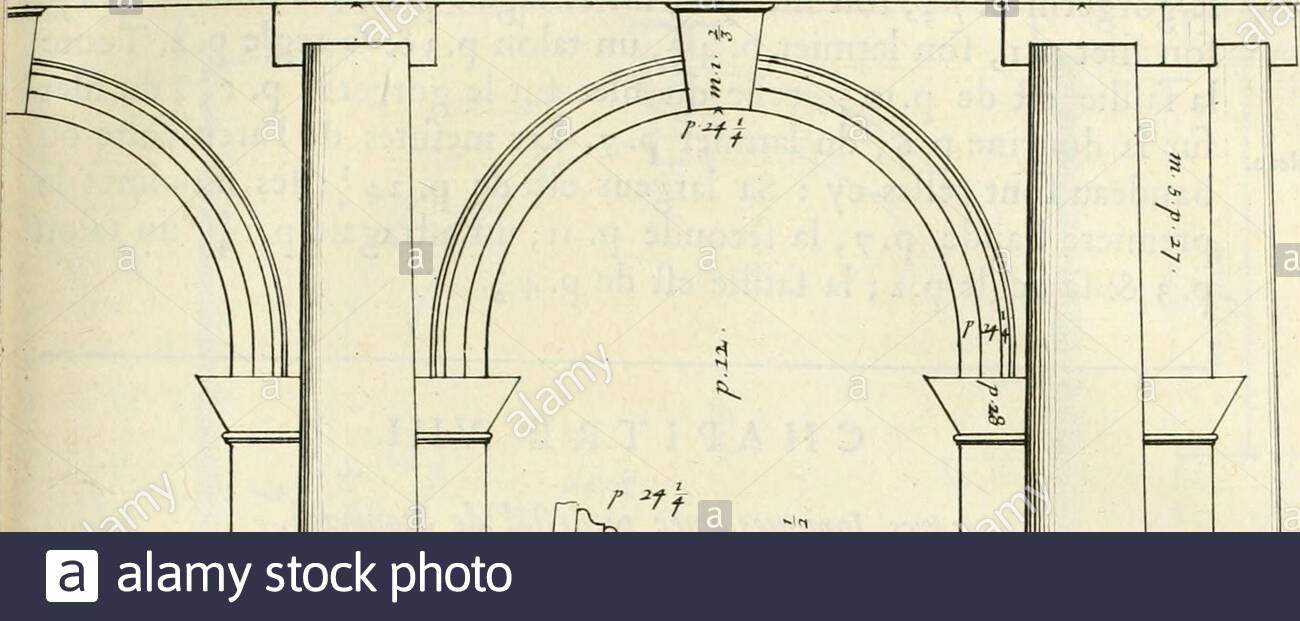 cours darchitecture enseign dans lacademie royale darchitecture premiere cinquime partie de ces mefures car la hauteur de la baye de larc au dc0us du foclcexcde le double de la largeur de la quantit de m la hauteur de la menfole eft de miy qui eft ce qui refte de m i8 hauteur de larchitrave aprs en avoir t m 16 p ij hauteur de labaye de larc le pied de la menfole eft gal la largeur du ban deau celle cy eft les de celle de la baye de larc ceft direpi4 qui cft un peu moins de p144 quil luy donne dans fa figurele nud de la menfole eft couvert d 2AJGH6B