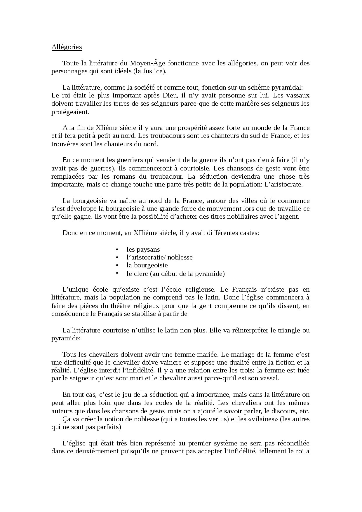 Mouvement Citoyen Alexandre Jardin Génial Du Moyen Age Au Si¨cle Xviii Apuntes De Idioma Francés