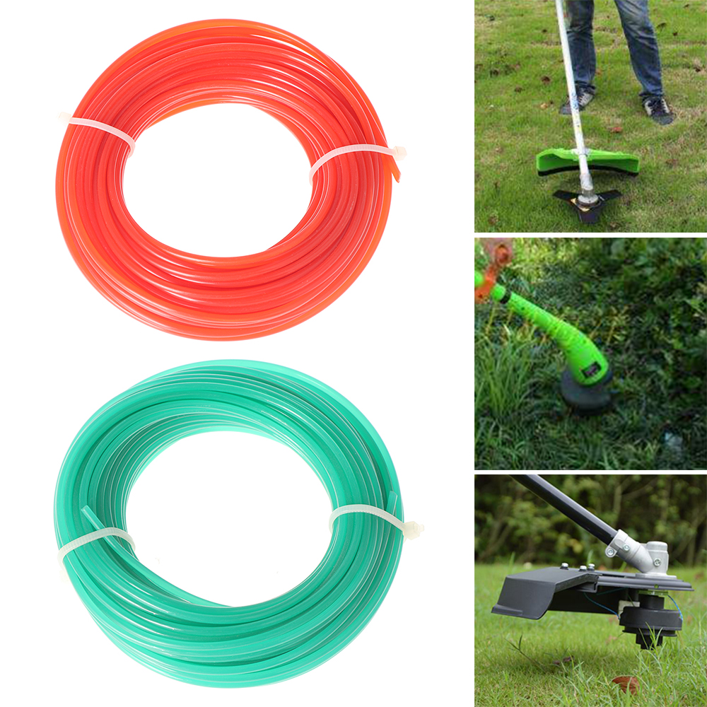 Nettoyage Jardin Best Of 1roll 2 0mmx15m 2 4mmx10m Herbe En Nylon Coupe Herbes Durable Pour tondeuse   Gazon Ronde Corde Débroussailleuse Fil Rouleau Cordon De Jardin