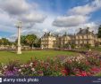 Paris Jardin Du Luxembourg Charmant the Front View Od Luxembourg Palace In Paris France Stock