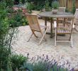 Pave Jardin Beau Traditional Courtyard Garden with Cobbles and Lavender