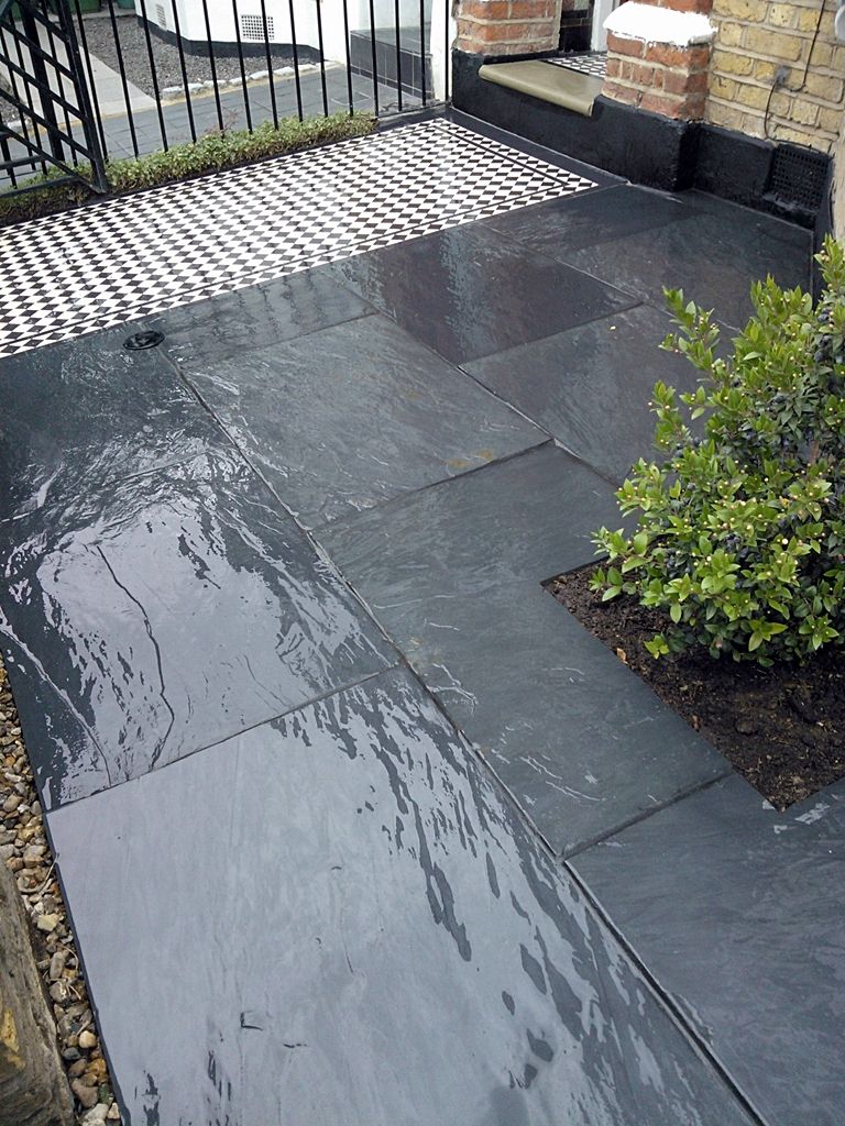 Pave Jardin Best Of Slate Paving Victorian Mosaic Black and White Tile Path
