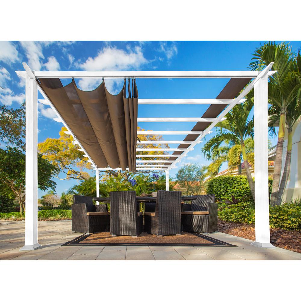 Pergola Alu Brico Depot Best Of Paragon Outdoor Paragon 11 Ft X 16 5 Ft White Aluminum