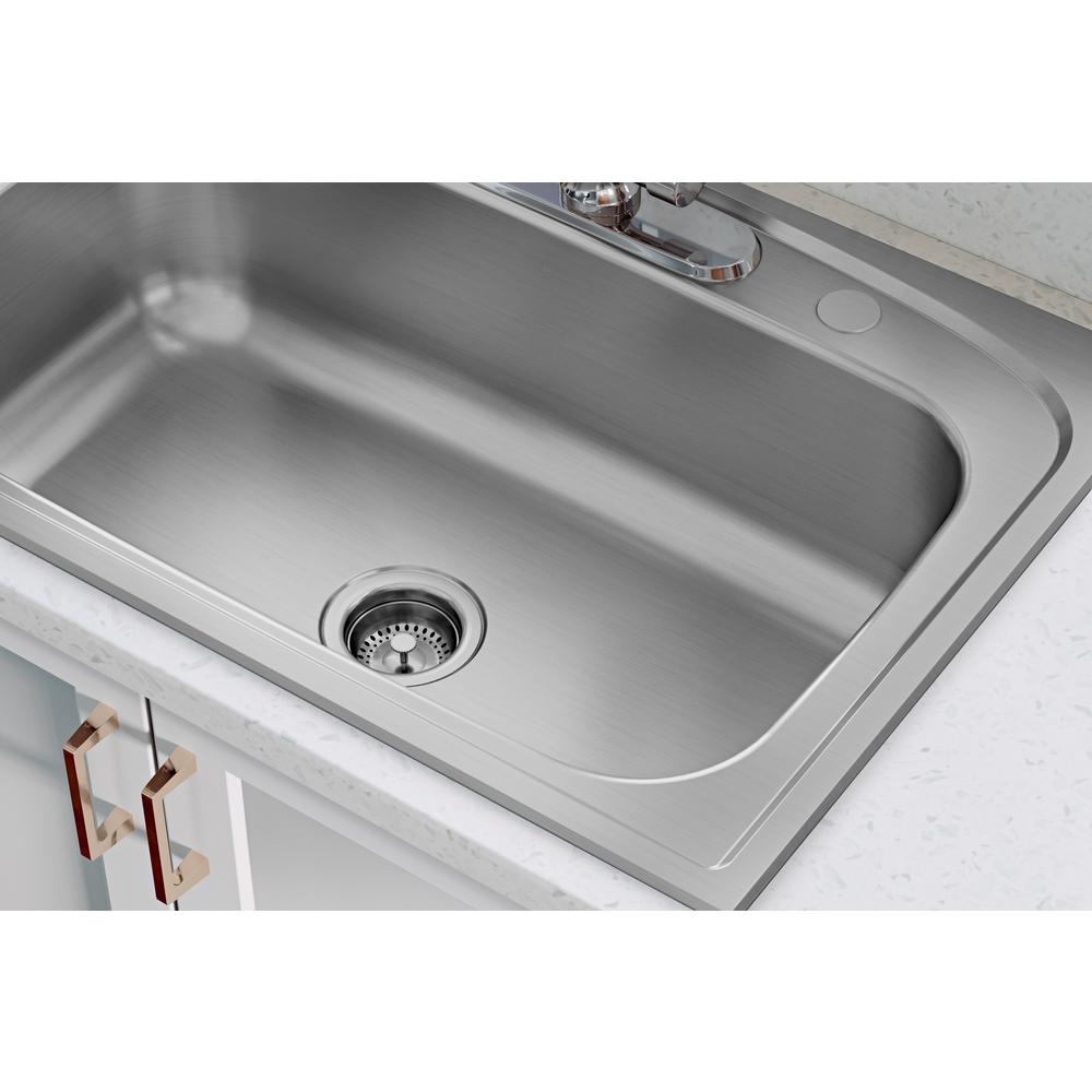 Pergola Alu Brico Depot Charmant Elkay Pergola All In One Drop In Stainless Steel 33 In 4 Hole Single Bowl Kitchen Sink with Faucet and Drain