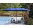 Pergola Aluminium En Kit Brico Depot Frais 9 X 15 Ft Steel Market Patio Umbrella In Blue