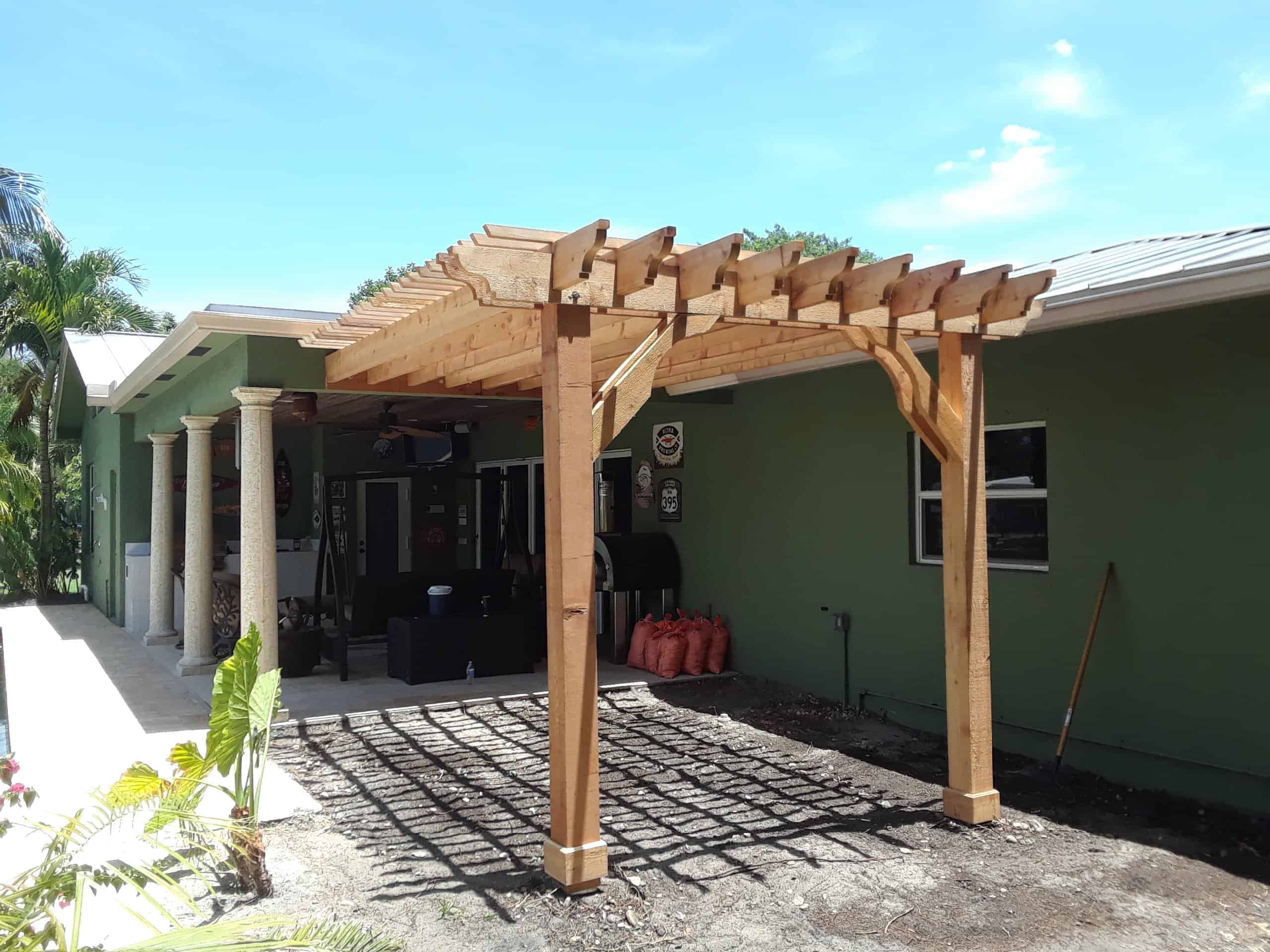 wall mounted pergola attached pergolas kits by depot outdoor patio and backyard
