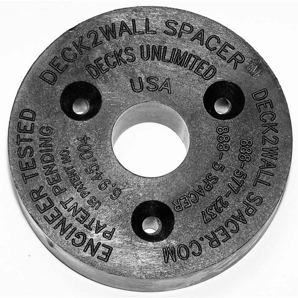 deck2wall spacer specialty hardware d2w58 12 64 1000